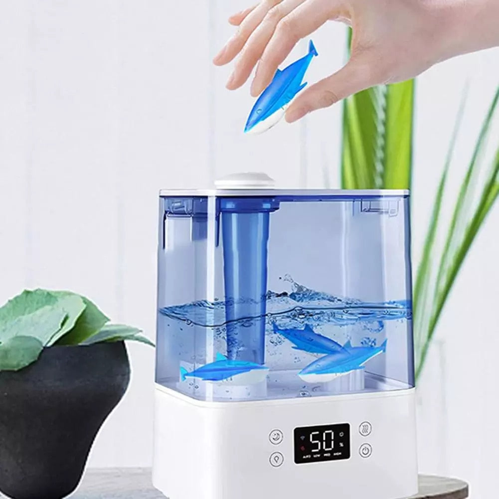6Pcs Practical Vivid Shape Mini Fish Tank Humidifier Aquarium Cleaning