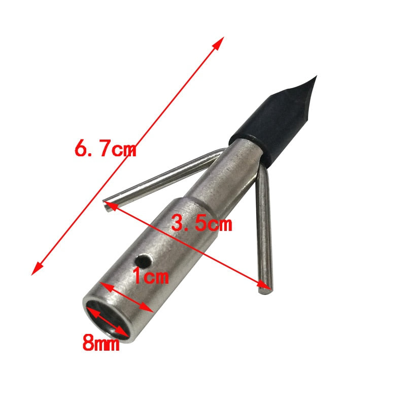 6pcs 280 Grains Archery Arrowhead Bowfishing