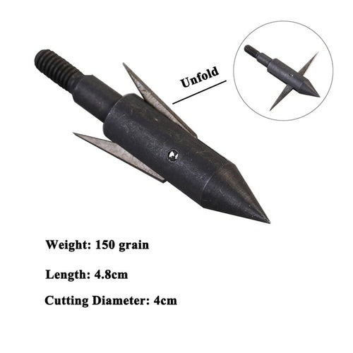6pcs Arrow Broadheads 90gn-160gn Arrows Tips
