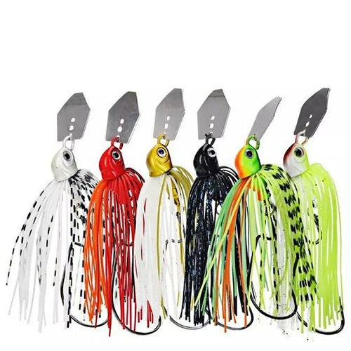 6pcs Chatterbait Fishing Lures