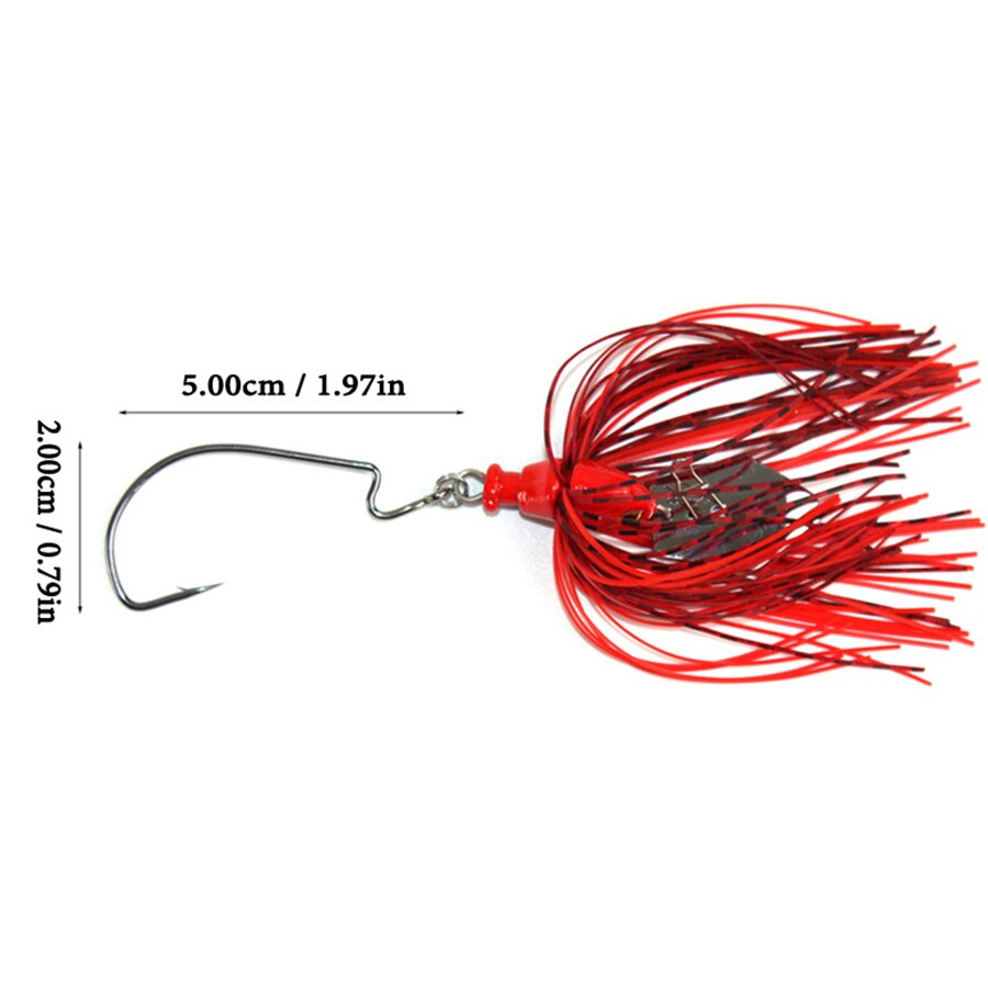 6pcs Chatterbait Fishing Lures