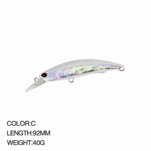 92mm/40g Sinking Minnow Fishing Lures bait