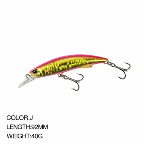 92mm/40g Sinking Minnow Fishing Lures bait