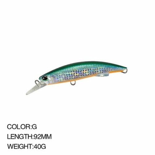 92mm/40g Sinking Minnow Fishing Lures bait