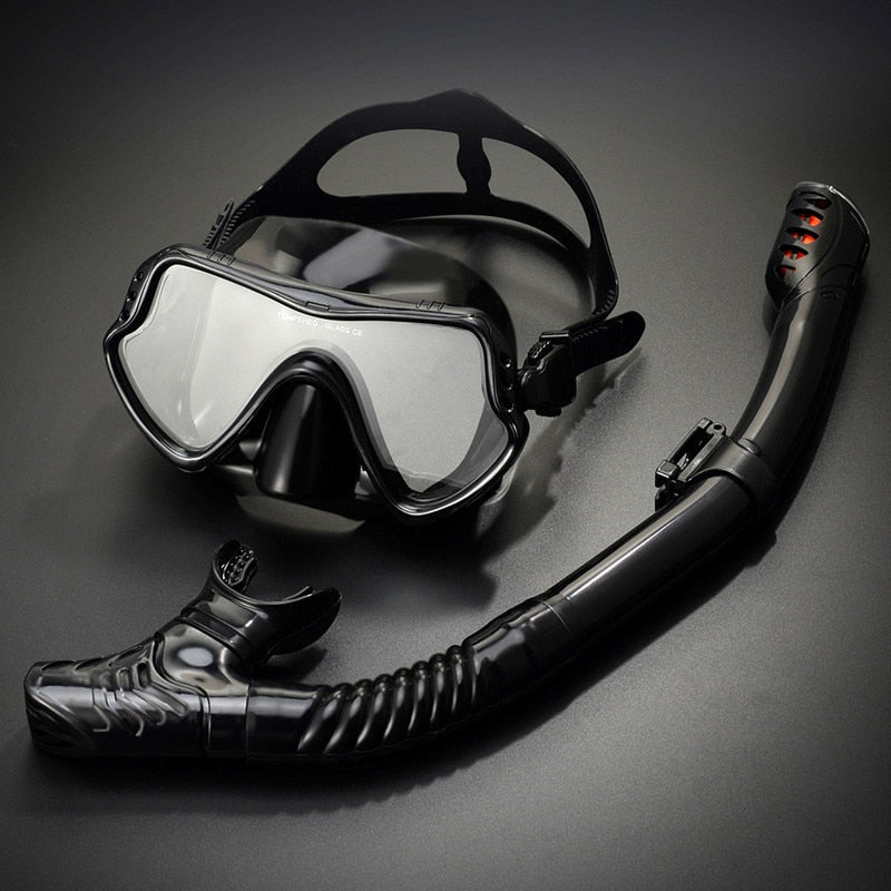 Diving Silicone Anti-fog Goggles Glasses Scuba