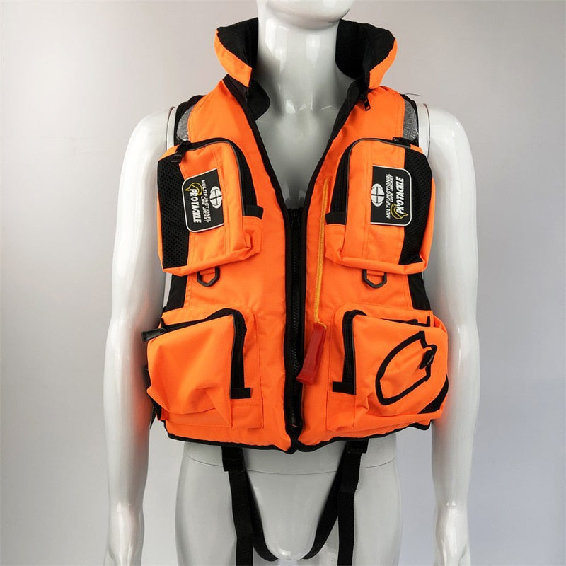 Adult Life Jacket Adjustable Buoyancy