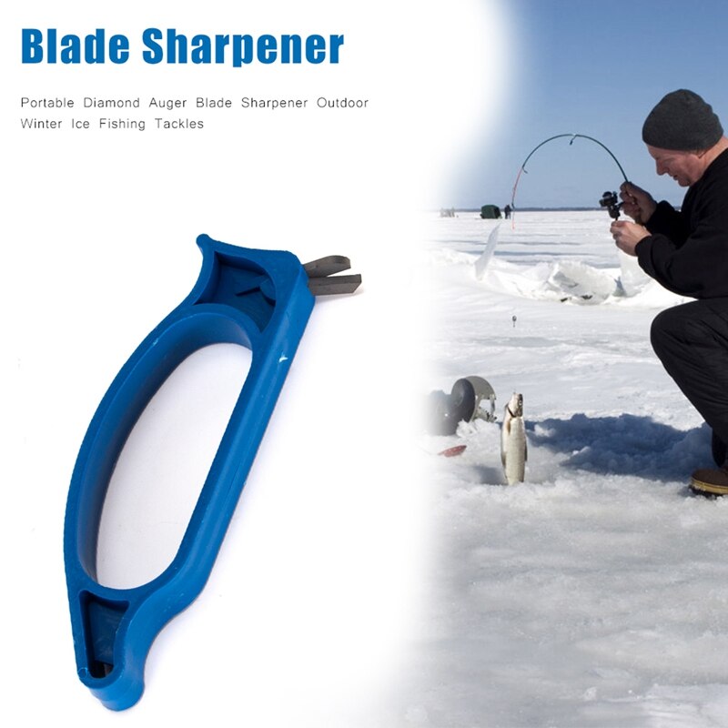 Anti Slip Fishing Knife Sharpener Diamond Fishing Knife Sharpener Ice