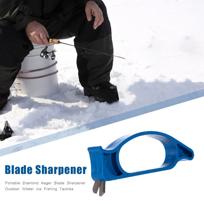 Anti Slip Fishing Knife Sharpener Diamond Fishing Knife Sharpener Ice