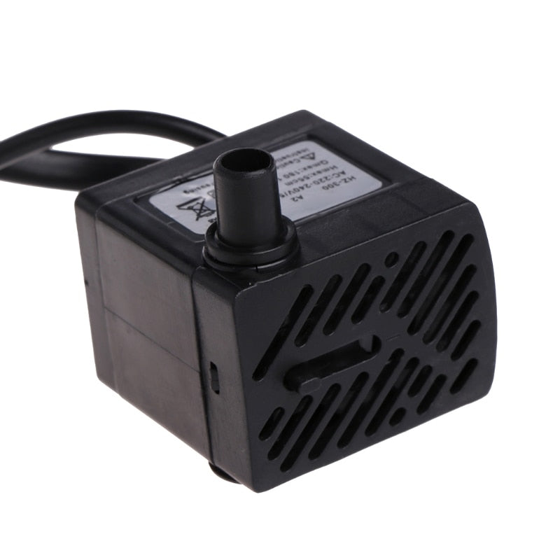 Aquarium 220v 3w Submersible Water Pump Led Fish Tank Fountain Fish