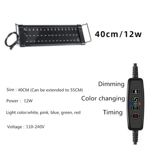 Aquarium Bracket Lights Timing Dimming Colorful Full-spectrum Coral