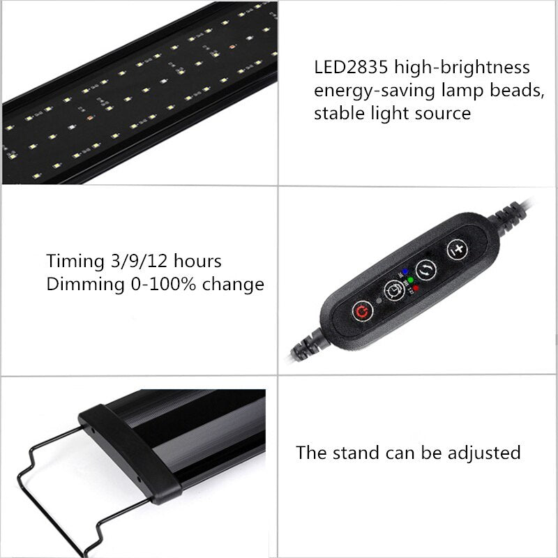 Aquarium Bracket Lights Timing Dimming Colorful Full-spectrum Coral