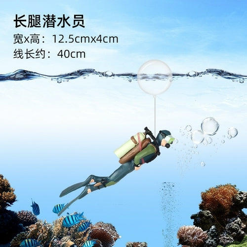 Aquarium Decoration Fish Tank Ornaments Cartoon