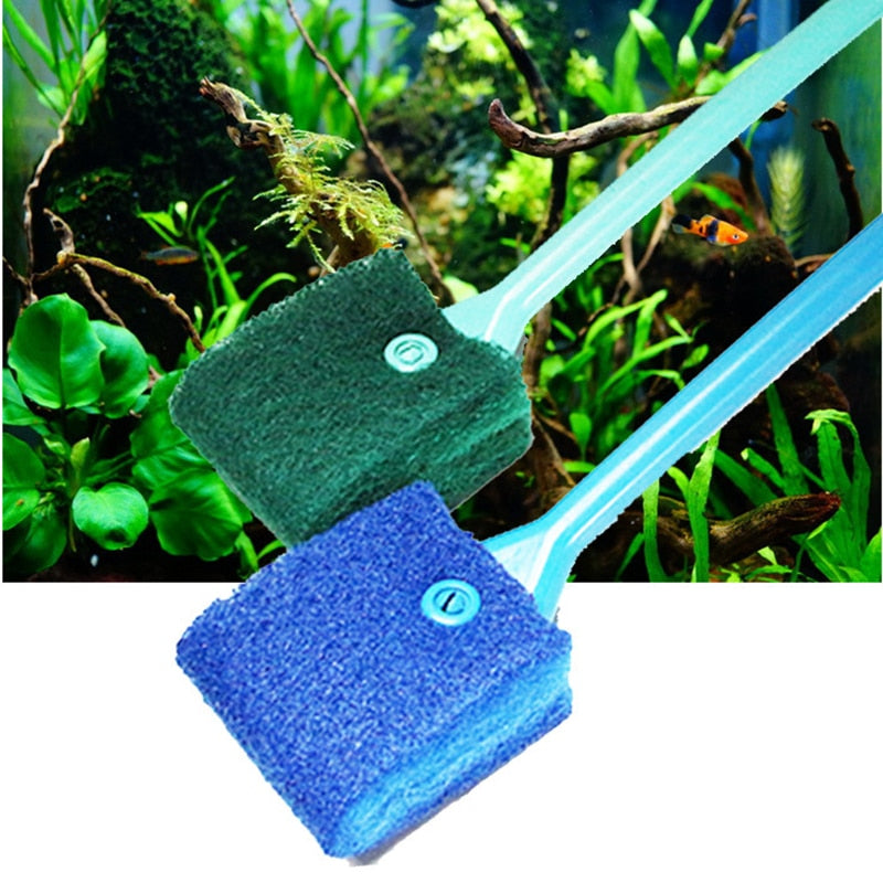 Aquarium Fish Tank Glass Plant Cleaning Brushes Floating Clean Window