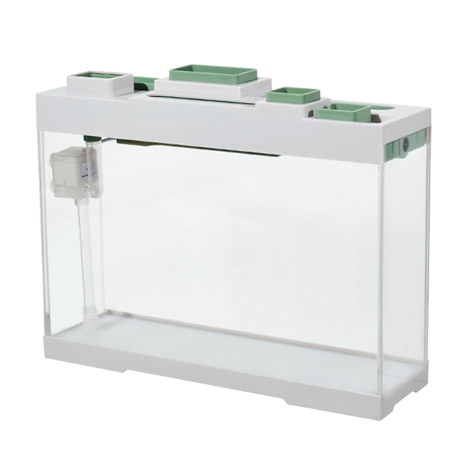 Aquarium Fish Tank Storage Usb With Led Lights