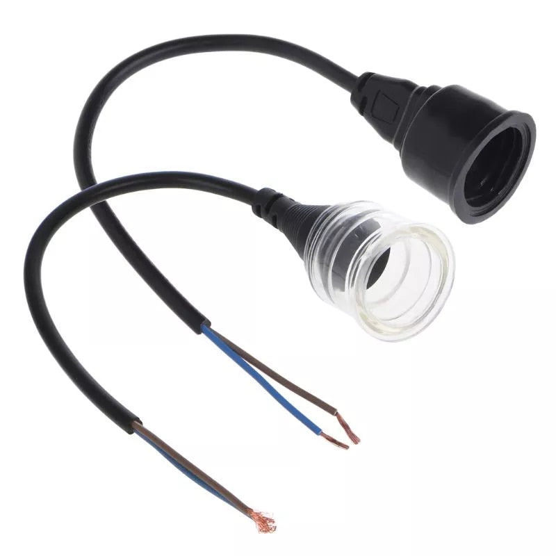 Aquarium Lamp Base Waterproof Soft Rubber Fish Tank Lighting Wire