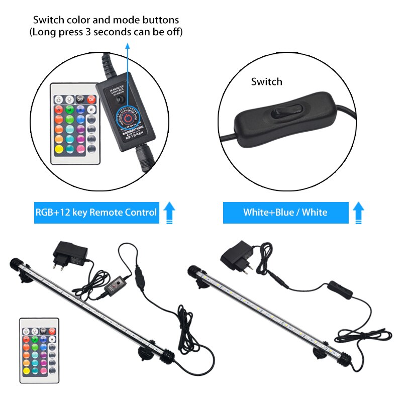 Aquarium Light LED Waterproof for Fish Tank