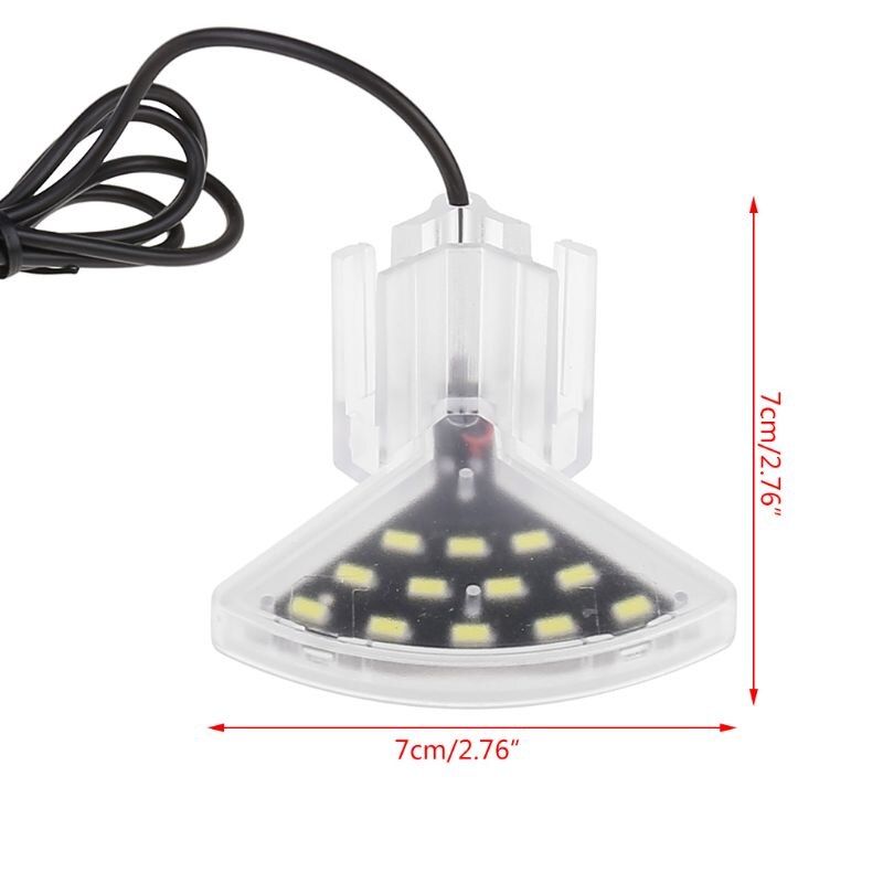 Aquarium Lights Small LED Clip Lamp for Fish Tanks with Separate Power
