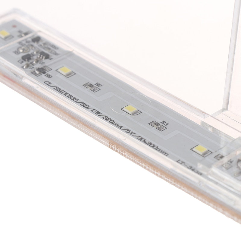 Aquarium Natural Eco Lamp Tortoise Fish Tank Led Clip On Fill Light