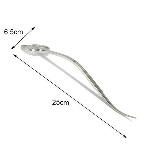 Aquarium Scissor Tools Fish Tank Tweezer Plants Wave Scissors Grass