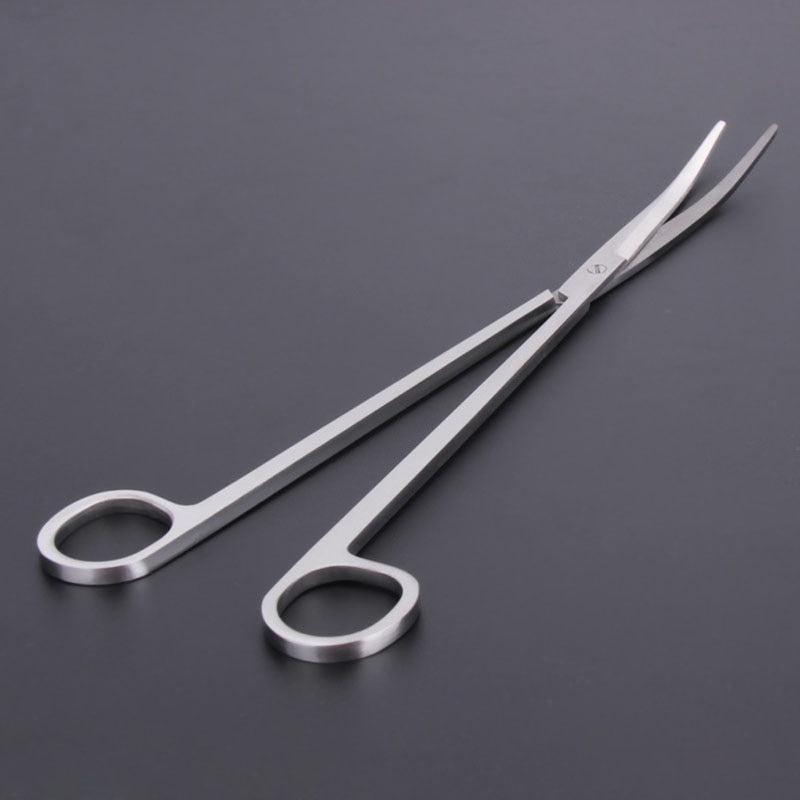 Aquarium Scissor Tools Fish Tank Tweezer Plants Wave Scissors Grass