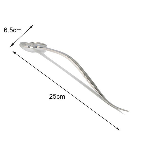 Aquarium Scissor Tweezer Tools Fish Tank Plants Wave Scissors Grass