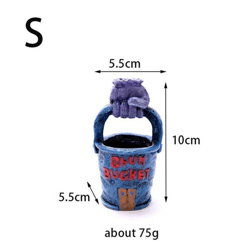 Cartoon House For Fish Shrimp Shelter