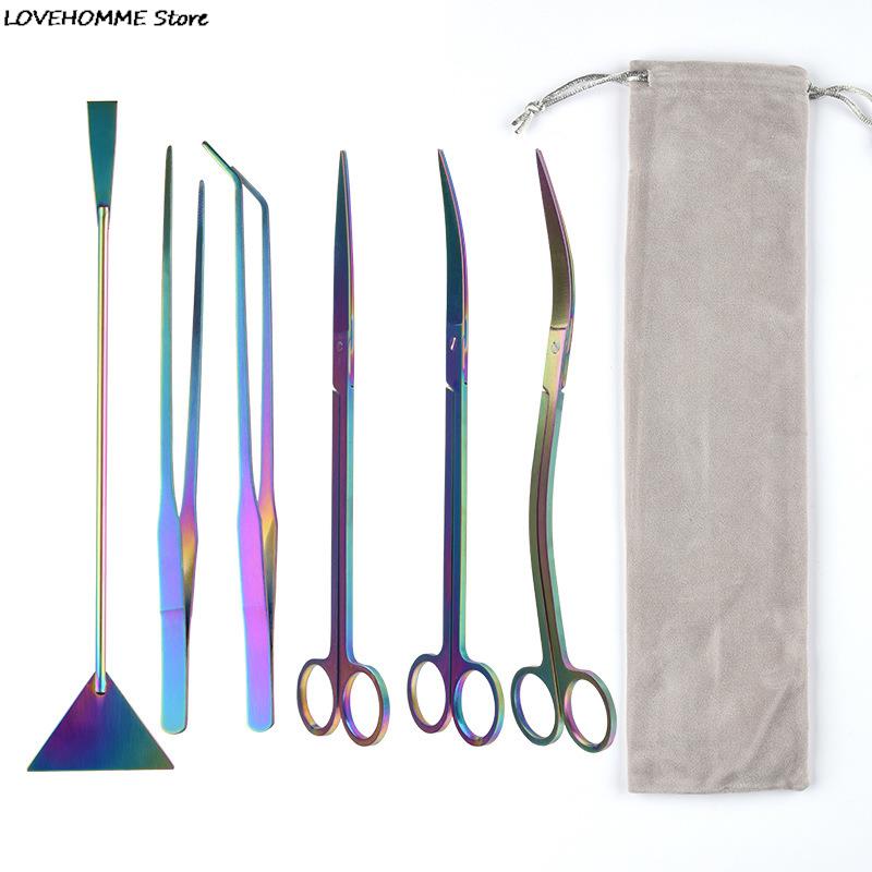 Aquarium Tools Set  Tank Aquatic Plant Tool Kits Scissors Shovel Water