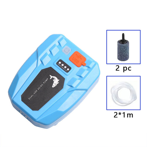 Aquarium oxygen gas pump compressor fish tank