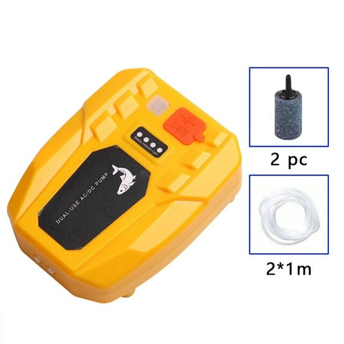 Aquarium oxygen gas pump compressor fish tank
