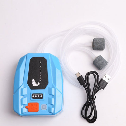 Aquarium oxygen gas pump compressor fish tank