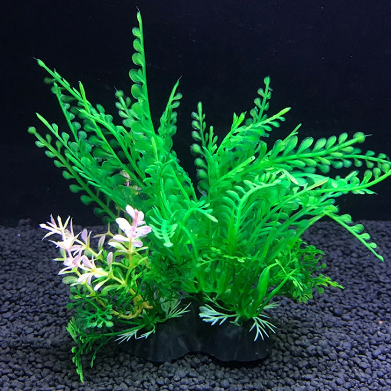 Artificial Aquarium Decor Plants 12 Kinds Water Weeds Ornament Aquatic