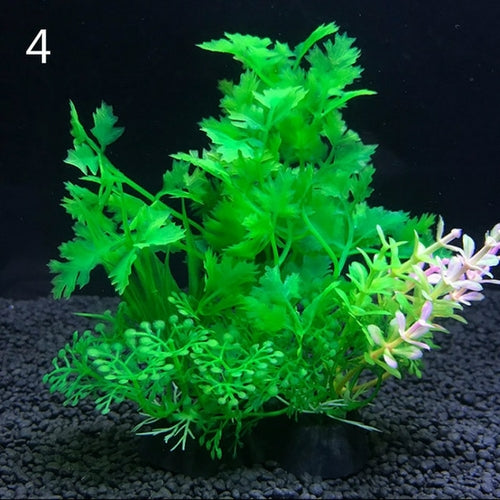 Artificial Aquarium Decor Plants 12 Kinds Water Weeds Ornament Aquatic