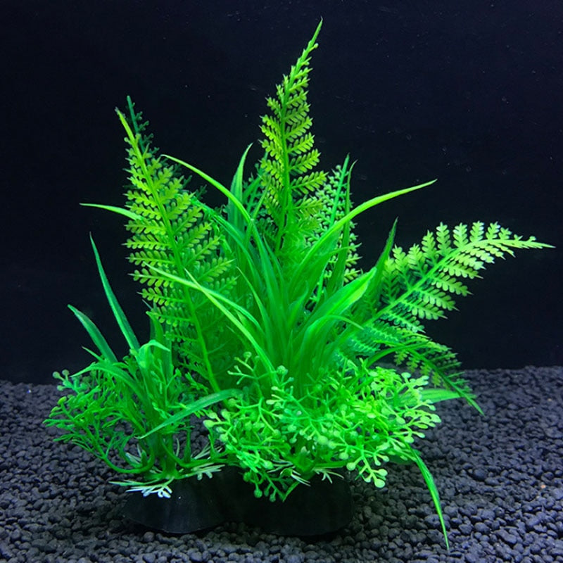 Artificial Aquarium Decor Plants 12 Kinds Water Weeds Ornament Aquatic