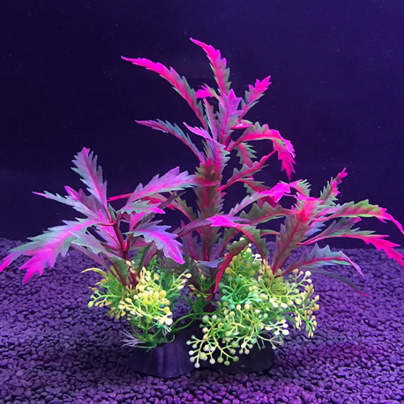 Artificial Aquarium Decor Plants 12 Kinds Water Weeds Ornament Aquatic