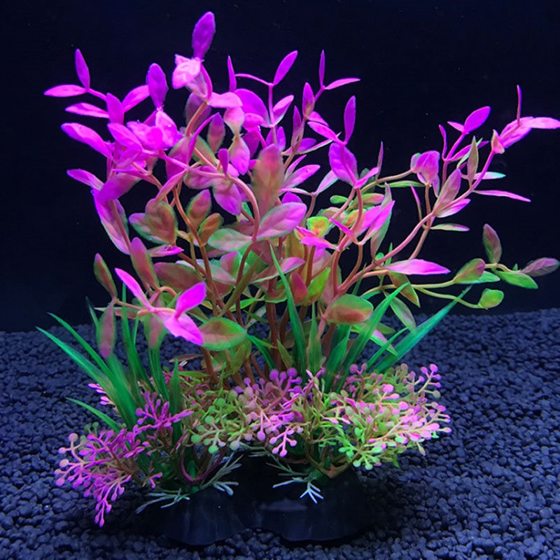 Artificial Aquarium Decor Plants 12 Kinds Water Weeds Ornament Aquatic