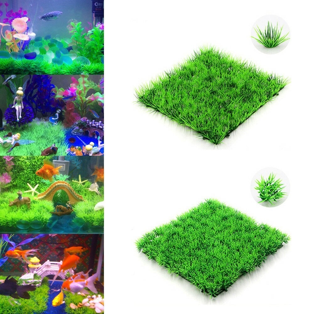 Artificial Home Water Grass Lawn Weeds Aquarium Ornament Aquatic