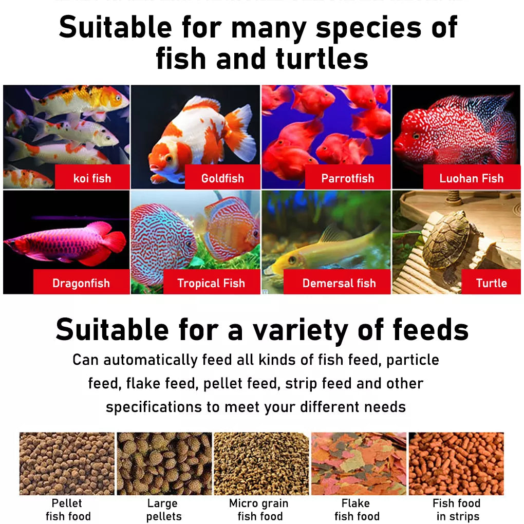 Automatic 2 Gears Fish Tank Feeder