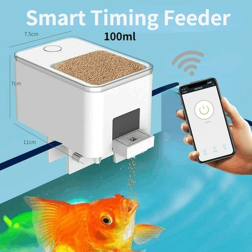 Wireless Phone Aquarium Feeder