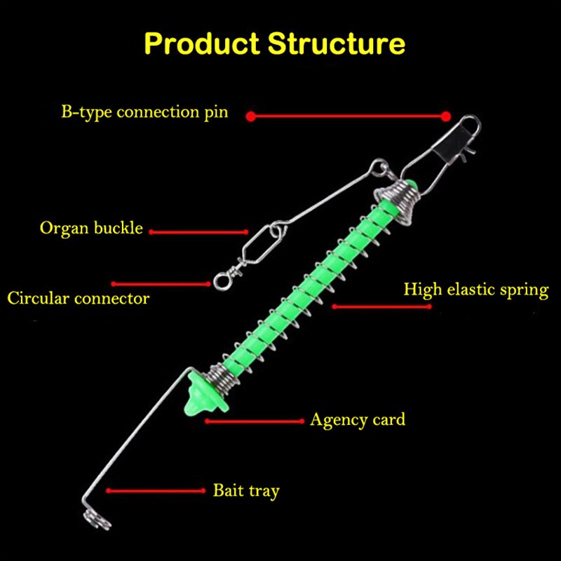 Automatic Fishing Hook Trigger Stainless Steel