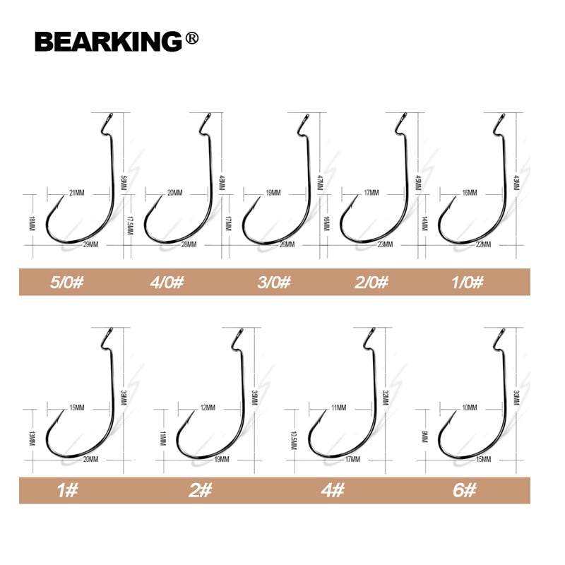 Fishing Soft Lure Worm Hooks