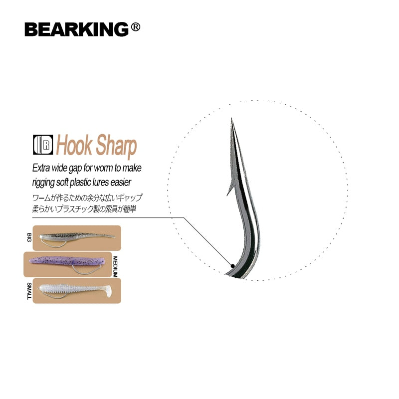 Fishing Soft Lure Worm Hooks