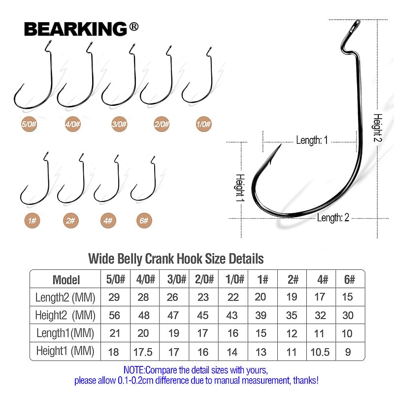 Fishing Soft Lure Worm Hooks