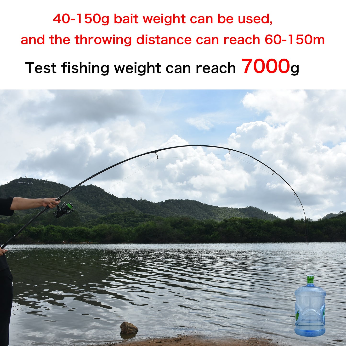 Biutifu 2tips Carp Fishing Rod