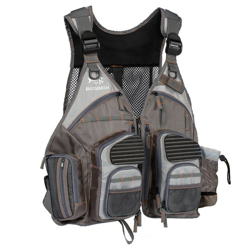 Bassdash Fishing Vest Adjustable Outdoor Sports