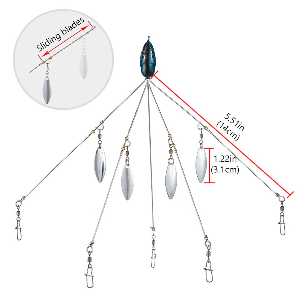 Bassdash Umbrella Fishing Lure Rig