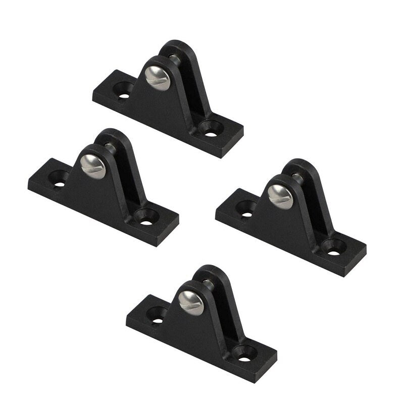 Black Plastic Boat Side Mount Deck Hinges