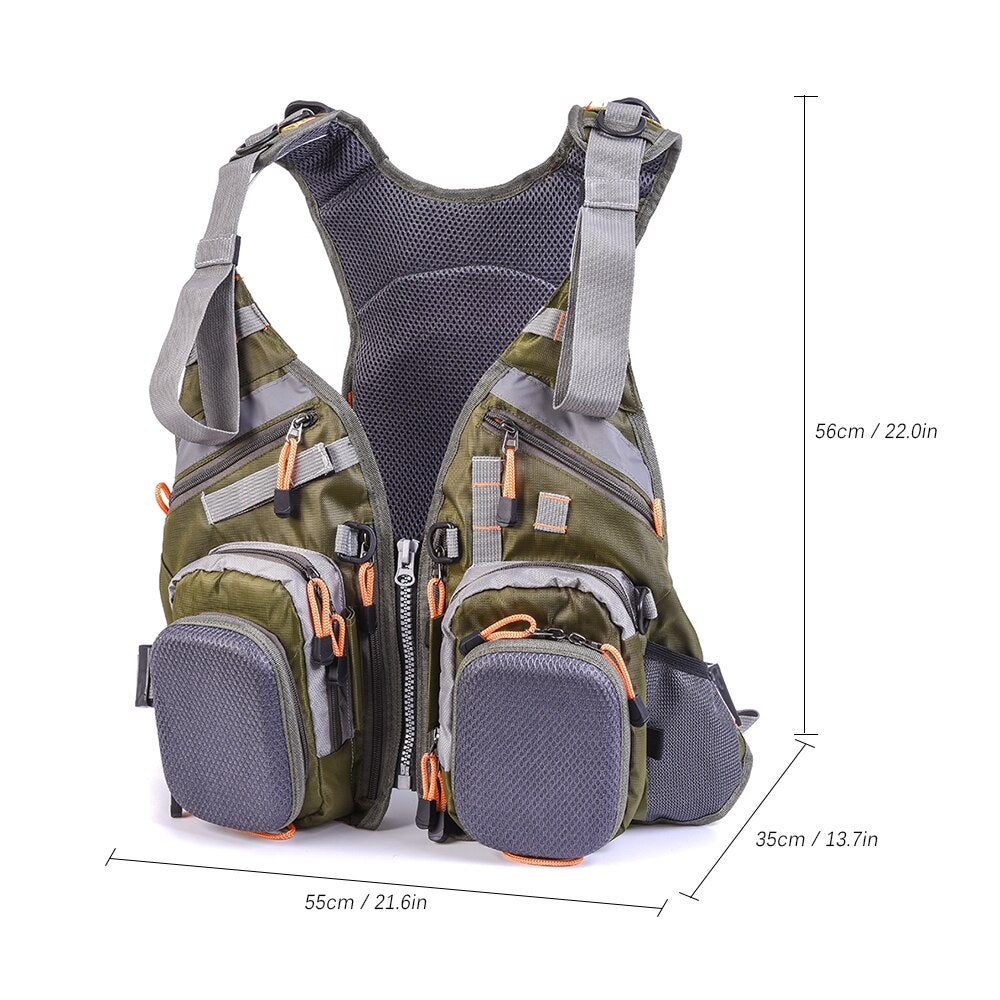 Blusea  Fishing Vest General Size Multi Function