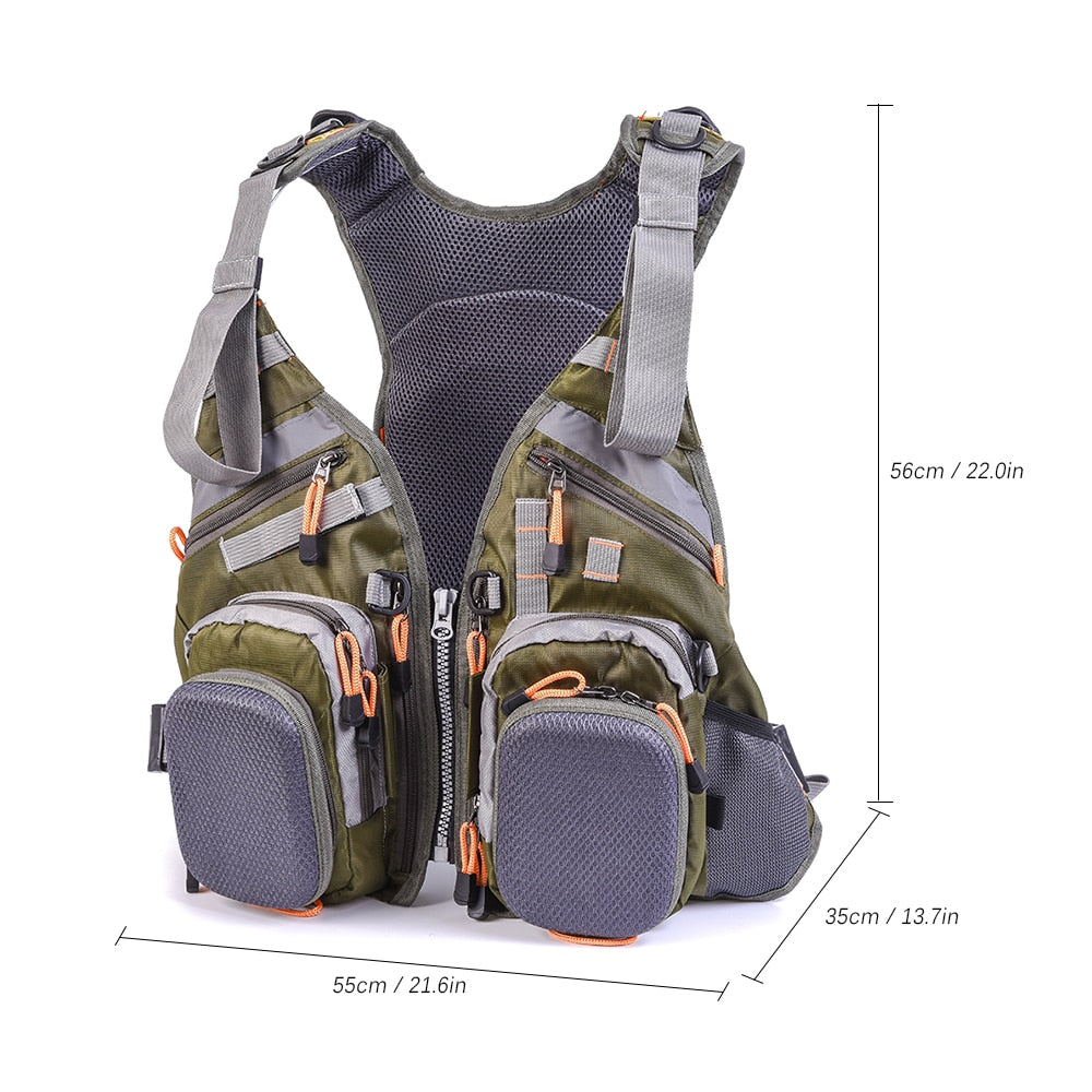 Multifunctional Fishing Vest Safety