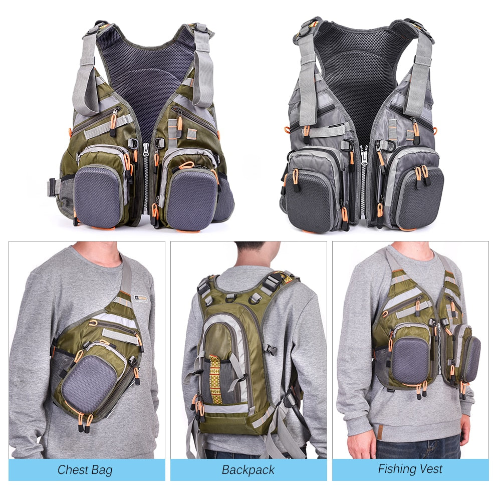 Multifunctional Fishing Vest Safety