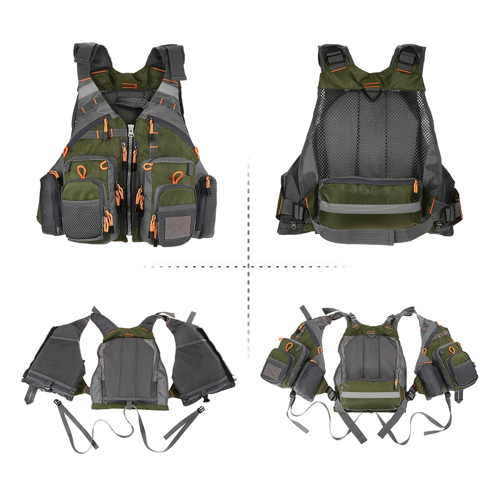 Multifunctional Fishing Vest Safety